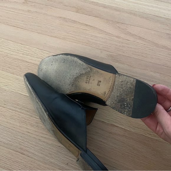 GUCCI PRINCETOWN MULE BLACK - 37.5 - Picture 4 of 5